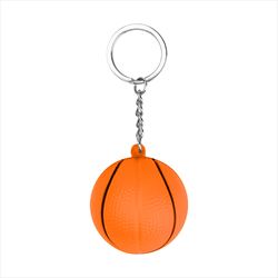 KH20118 Basketball Stress Reliever Keychain With Custom Imprint